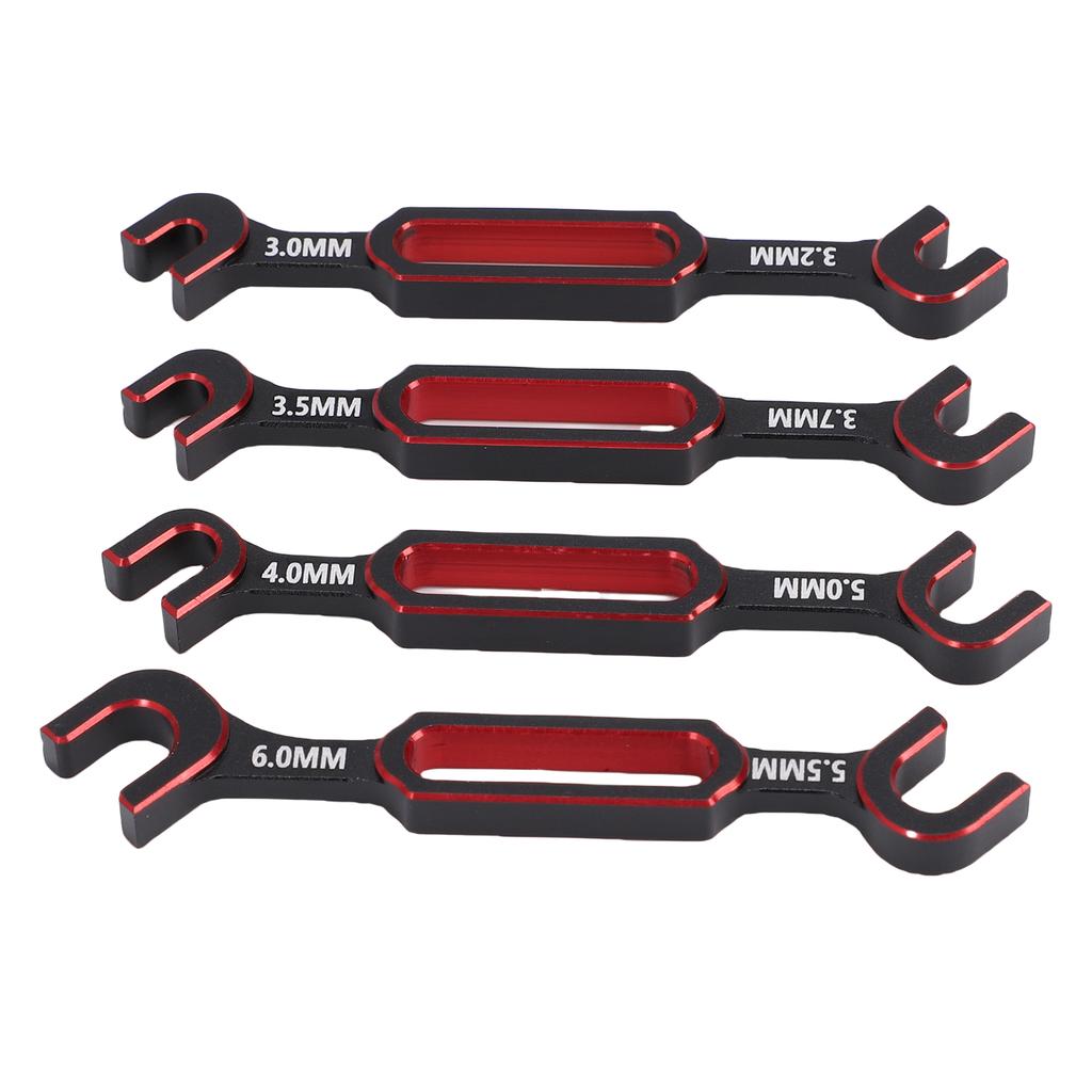 4 Pcs RC Wrench 3.0 3.2 3.5 3.7 4.0 5.0 5.5 6.0mm Turnbuckle Nut   Joint Remover RC   Repair Tool for RC Crawler Car Boat