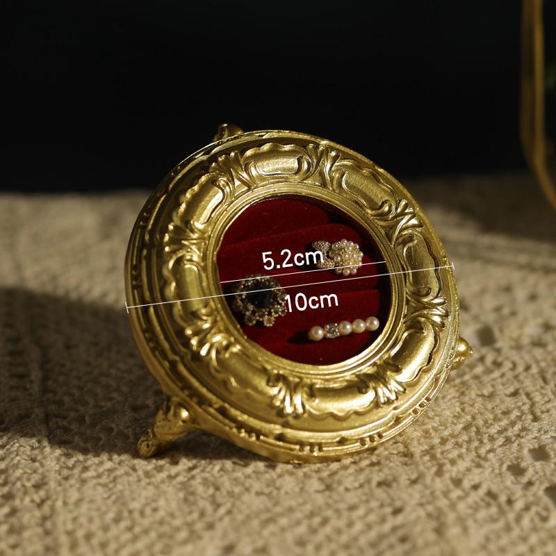 Vintage Velvet Jewelry Display Stand Photo Frame Earring Holder Home Store Decorative Showcase for Jewelry Photography Prop