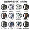 Case For Huawei Watch GT 5-5 Pro-GT 4 46mm smartwatch accessories Scale Hard PC Cover Bumper Shell HUAWEI watch GT5 Protective