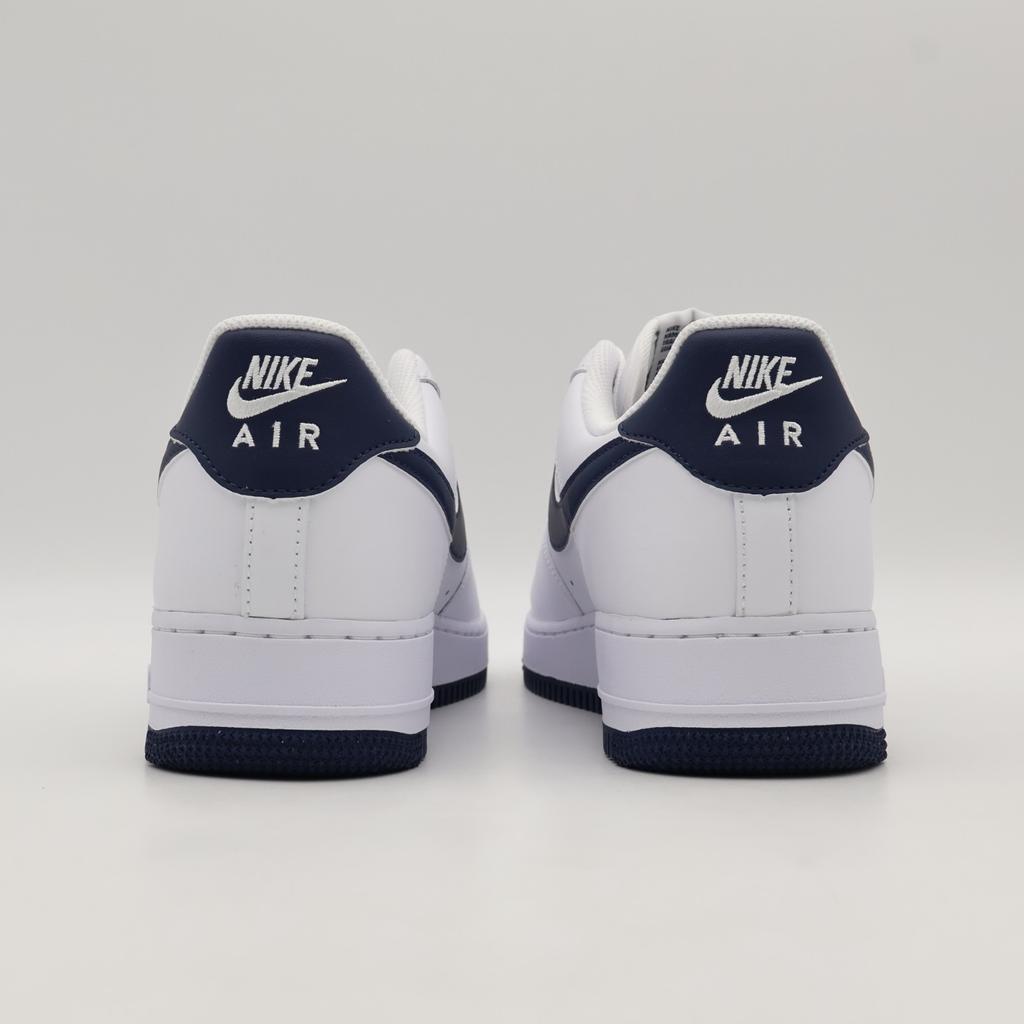 FJ4146-104 Nike Air Force 1 Low '07 White Navy (Men's)