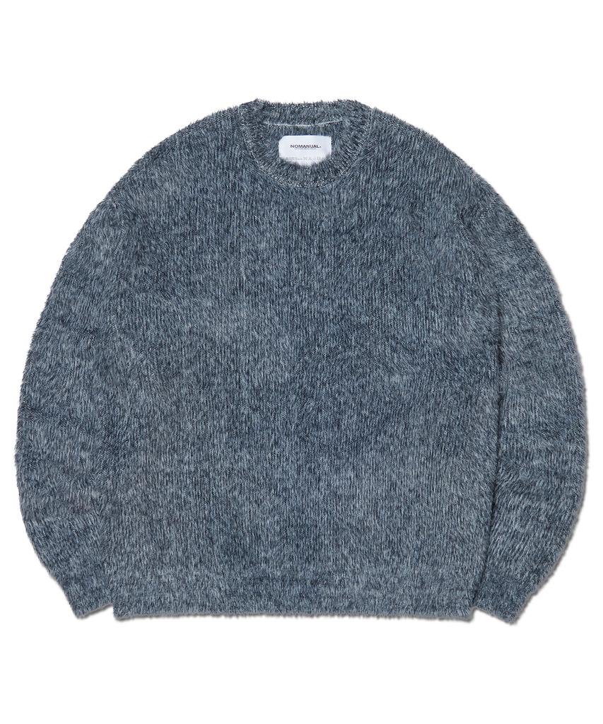 Nomaenyueol Cropped Hairy Knit - Melange