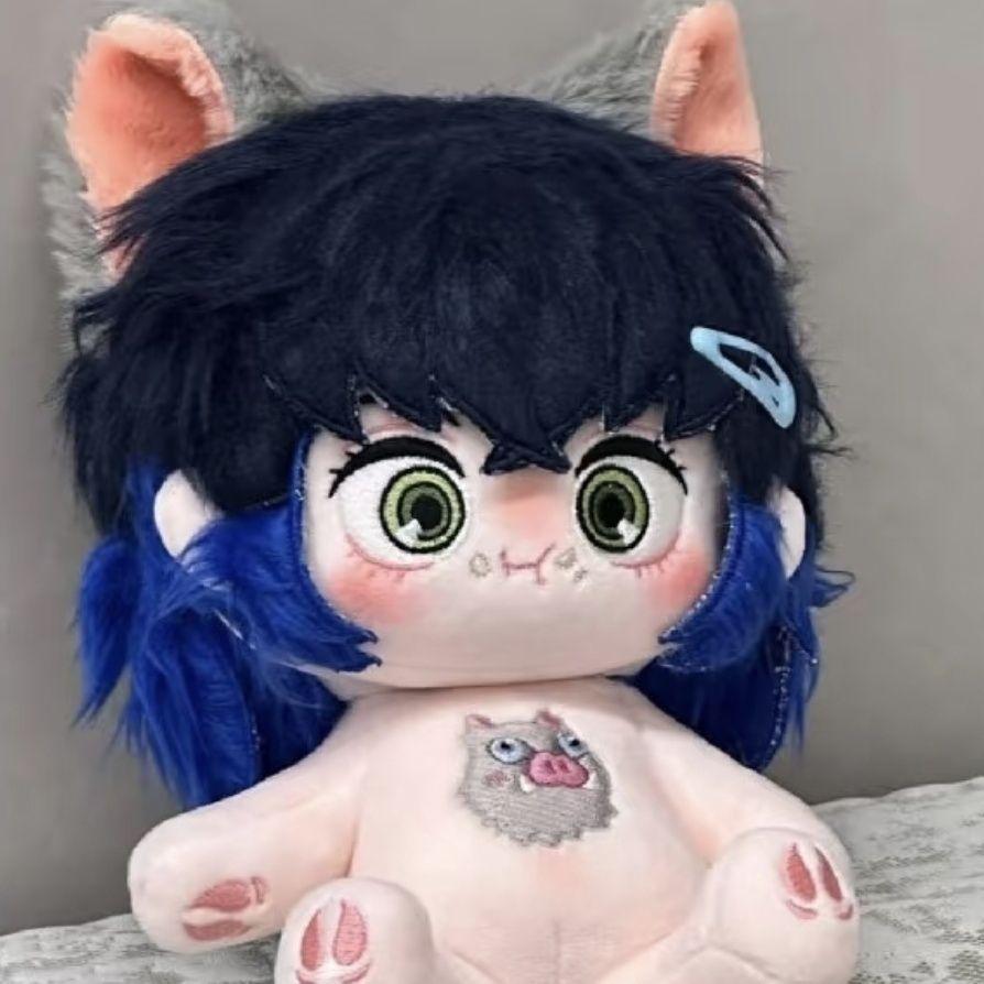 Demon Slayer Inosuke 20cm Plush Toy With Soft Cotton For Anime Fans