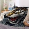 1pc Tiger Design Blanket Warm, Cozy, And Soft, Suitable for Sofas, Beds, Cars, And Office Use.Perfect for Camping And Travel, Making It a Great Gift f