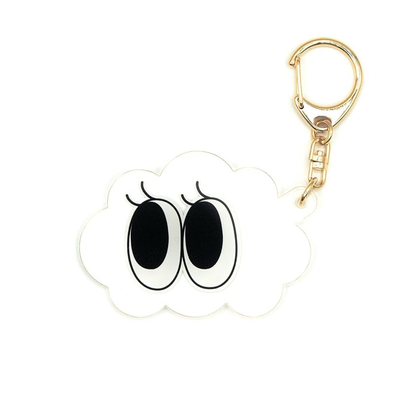 

[IRISLIFE] Decomaru Acrylic key chain that brings life to familiar things [Made in Japan] (Cloudy)