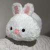 Double-Sided Flip Rabbit Elephant Toy PP Cotton Cartoon Rabbit Stuffed Doll  Children Girls Boys