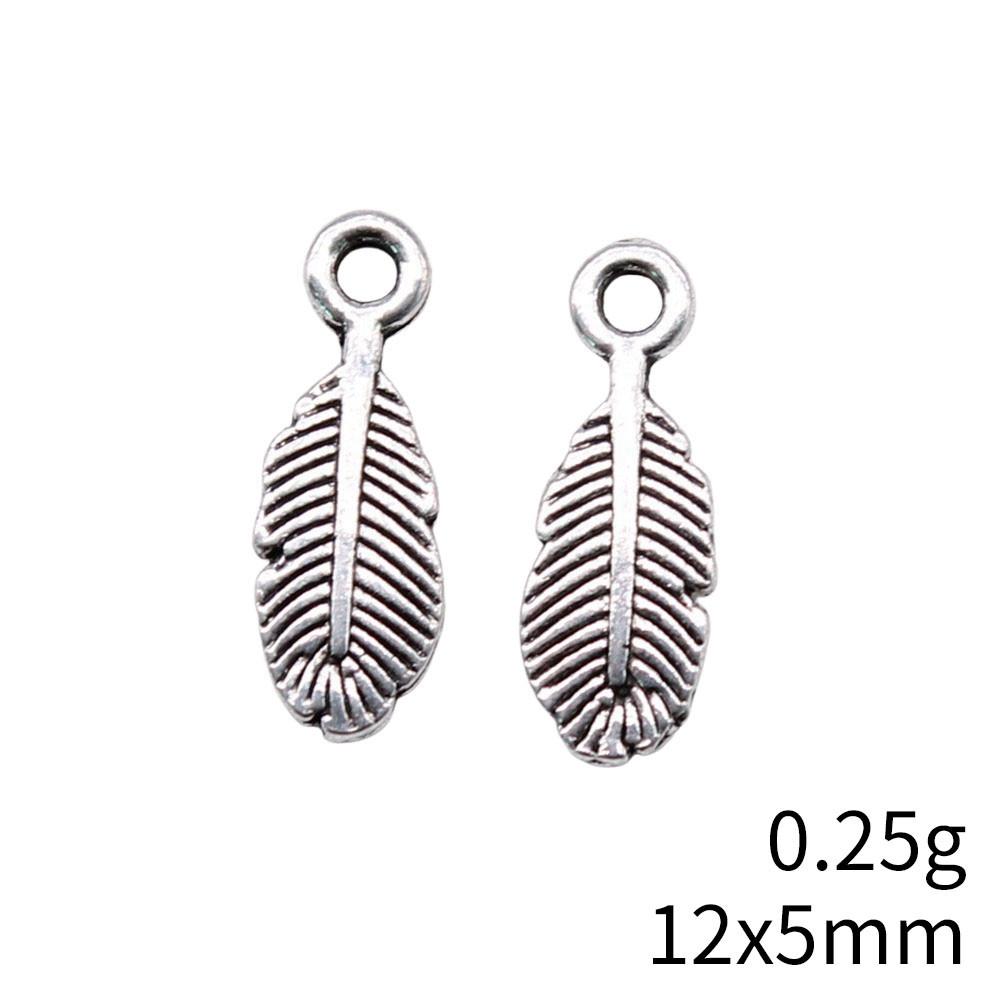 NewArrivals Charms Jewerly Making Feathers Leaf Charms Pendant Ornaments For Home Car Pendant