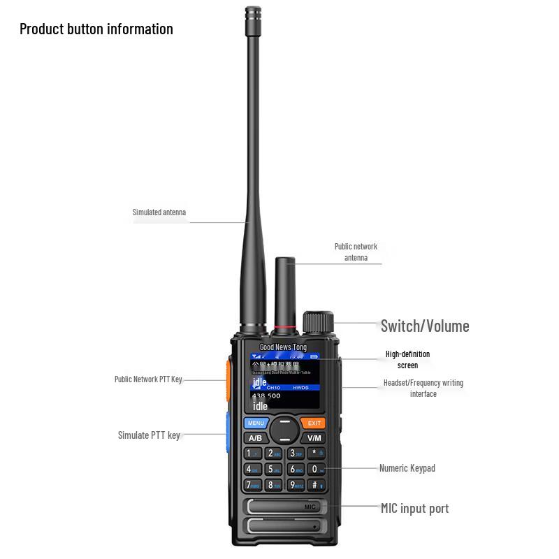 Haoxuntong H590 Dual-Mode Professional Walkie-Talkie (CN version)