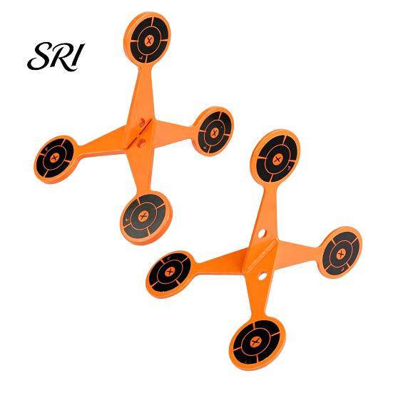 High Power Shoot Target 1/2/4Pcs Spinning 2/4MM Regular Thickened Rolling Practice Outdoor Automatic Flip Quick Reset Caliber Accessories Casual