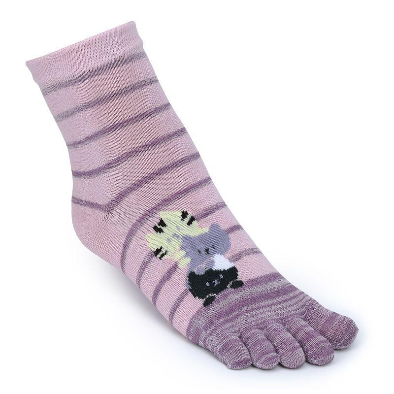 Nahtlose Baumwoll-Fünf-Zehen-Socken für Herren - Atmungsaktives Sommer-Sportdesign