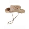 Unisex Letní Outdoorový Klobouk Bucket Hat Ochrana proti UV Široký Okraj Turistika Kempování Sluneční Klobouk Pro Muže Ženy Jednobarevný Skládací Panama Kšilty