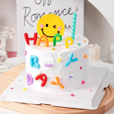 1 Set Happy Birthday Cake Topper Bunte Buchstaben Einstecker für Cupcake Dessert Dekoration Kinder Geburtstagsparty Deko Backwerkzeuge
