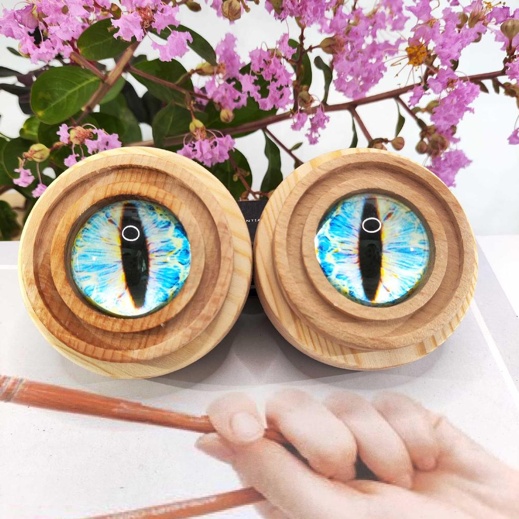 Snake Eye Dual Wood Fireless Aromatherapy Essential Oil Diffuser Set