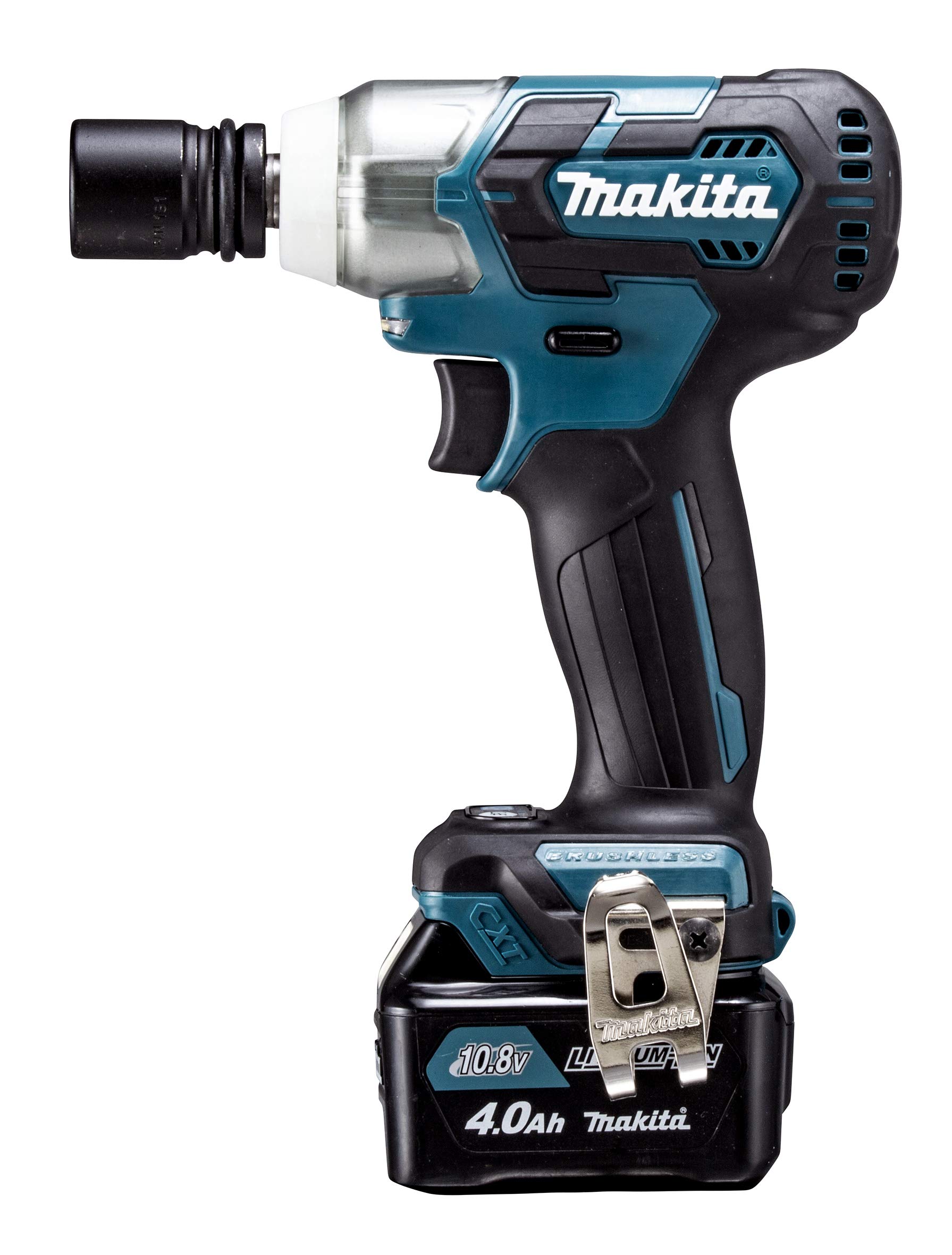 

Makita TW161DSMX Rechargeable Impact with Two and Case Wrench, 10.8V 4Ah, Batteries, Charger, синій