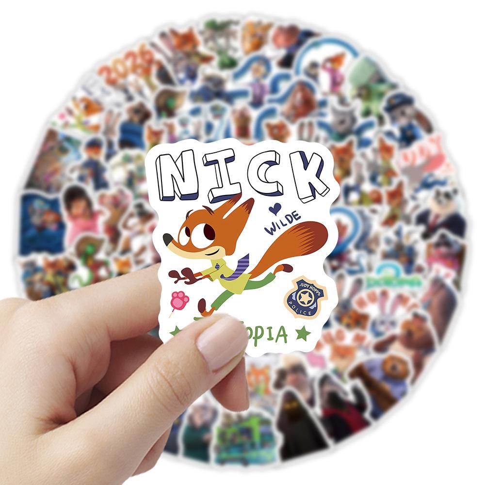 103PCS Disney's Zootopia 2 Stickers Decoration DIY Phone Notebook Suitcase Laptop Fridge Graffiti Cartoon Sticker