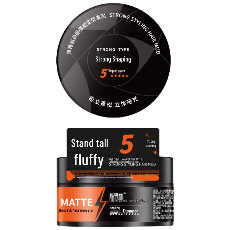 Vitress Strong Hold Matte Hair Clay for Men, 100g