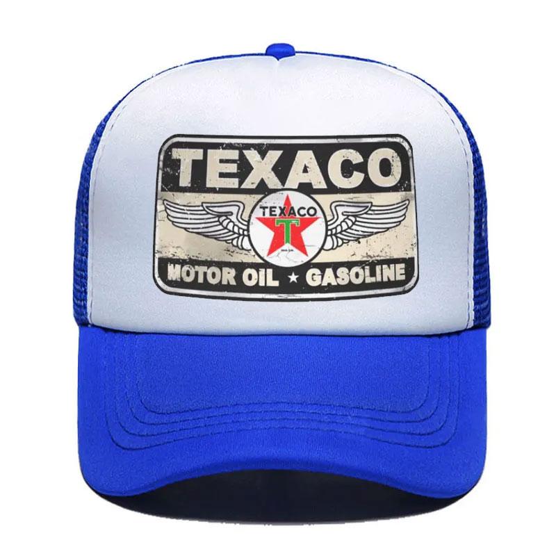 Cappello Trucker Vintage Texaco Punk Unisex Regolabile per Adulti Cappellino da Baseball per Uomo Donna Estate Hip Hop Snapback