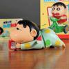 Mini Moveable Shinchan Toys Cartoon Anime Figure Wind-Up Kid Toy for Kids Adults