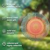 10 Inch Hanging Wind Spinner for Balcony Garden Decor 360 Rotating Hook with Artistic Movement Perfect Gift for Friends and Family