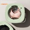 1 Set Foldable Washing Machine with Water Pipe,Low Noise Energy-saving Portable Socks Baby Clothes Mini Washer Bathroom Supplies
