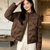 Down Jacket Women's Short Stand-up Collar Light and Loose Fashion Lightweight Thin Jacket Women's Pinghu Large Size