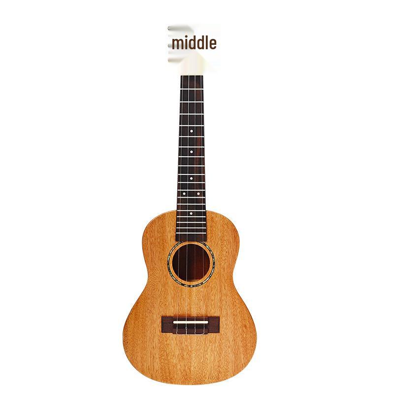 Classical 23/26 Inch Solid Mahogany Top Ukulele for Children's Beginners