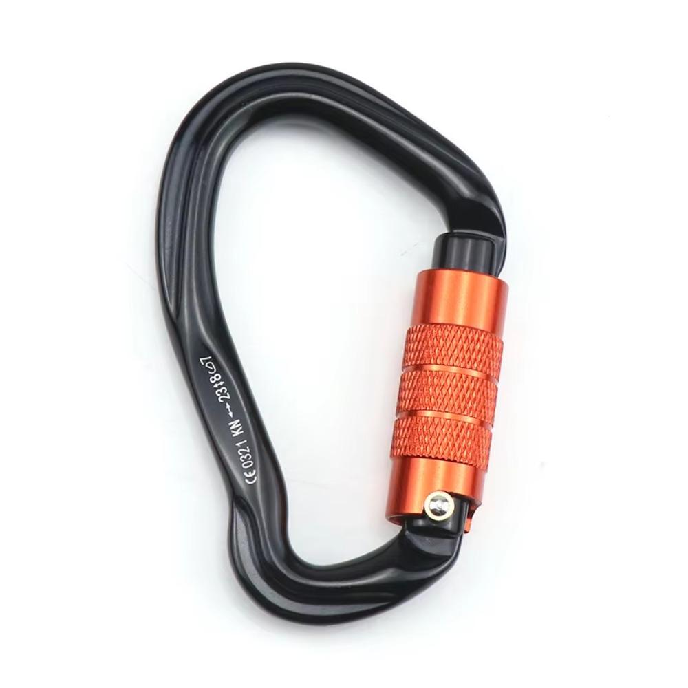 Pear-shaped Professional Carabiner 23KN Outdoor Sports Buckle  Outdoor Camping