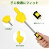 Lurrose Pointing Stick, Extendable, with Soft Handle, Easy to Grip, Suitable for Presentations, Classes, Training Sessions, and Meetings, Lightweight,