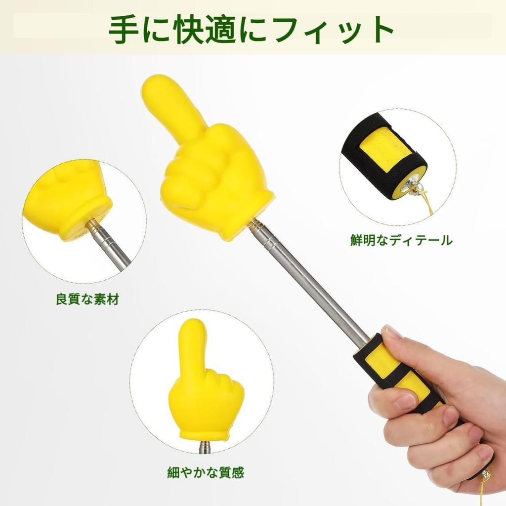 Lurrose Pointing Stick, Extendable, with Soft Handle, Easy to Grip, Suitable for Presentations, Classes, Training Sessions, and Meetings, Lightweight,