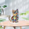 Color Cute Kitten 2D Acrylic Home Living Room Entrance Study Bedroom Desktop Ornament