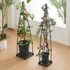 Bougainvillea & Clematis Climbing Plant Support Frame - Spliced Tray Shelf for Potted Plants & Horticulture