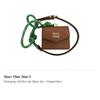 MIU MIU Cow Leather Earphone Case Unisex Brown 5TL515_2CRT_F03S4