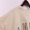 2253 Amiri 2025 Sommer Ny Herre- og Dame Løs Vasket Vintage Stor T-skjorte Par T-skjorte
