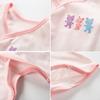 Litchii Guusii Newborn Baby Combi Short Cotton Baby Long Sleeve Underwear Cute Pink Underwear, 6-Piece Set, Undershirts, Undershirts, 100% Clothes,