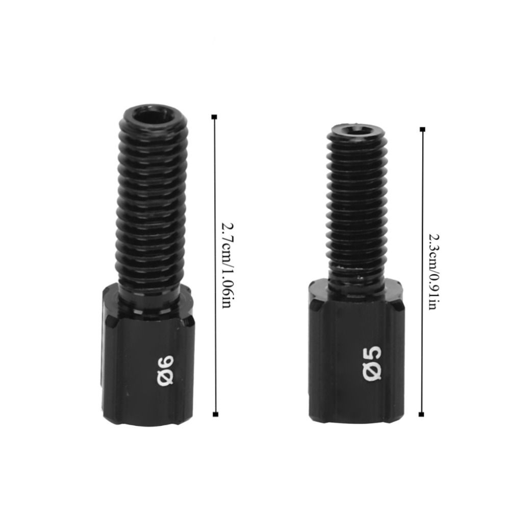 10pcs Black Brake Cable Screw Aluminium Alloy Thumb Shifter Adjuster Screw  Cycles Accessories
