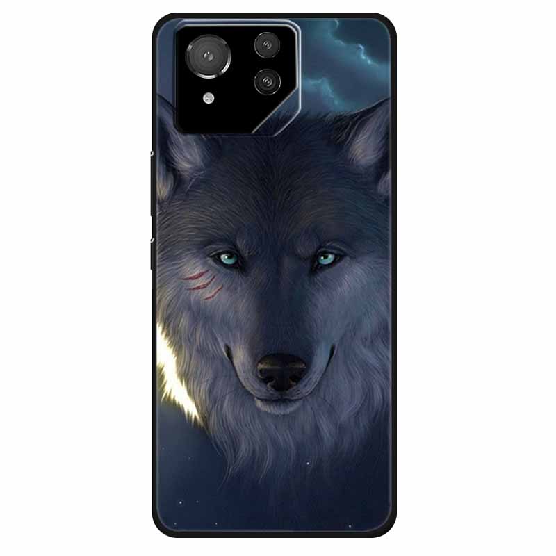 For Asus ROG Phone 8 Case Lovely Soft Silicone Lion Fundas For ASUS Rog Phone 8 Pro Cover Marble Cat Phone8 8pro Protector Bag