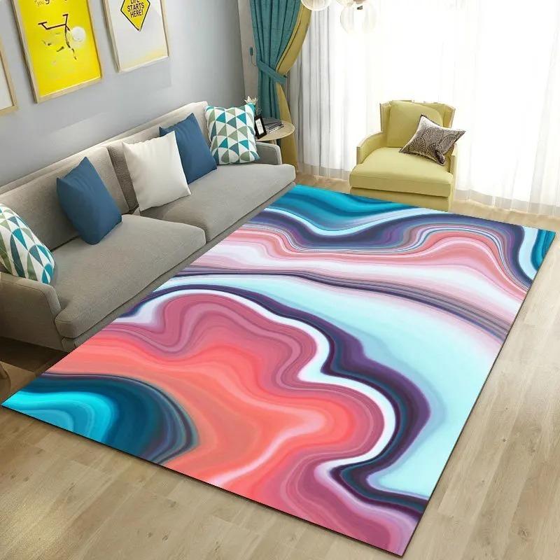 Marble Pattern Large Area Carpet Advanced Feeling Living Room Bedroom Sofa Kitchen Rug Doormat Decoration Non-slip Floor Mat
