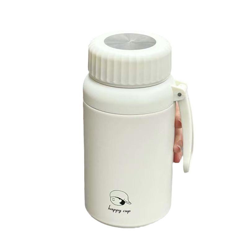 Simple Thermos Cup Stainless Steel Student Water Cup New Portable Large Capacity High Appearance Level Cup Sports Kettle