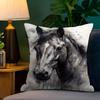 Modern Minimalist Animal Horse Pillow Cushion Cover Pillowcase Living Room Sofa Home Decor