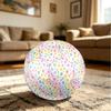 1pc Rainbow Paw Prints Size 5 Soccer Ball Professional Match Training Football Indoor &Outdoor Sports Ball Lightweight Durable m6520