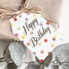 50pcs/100pcs Happy Birthday Gift Tags, Colorful Birthday Tags with String, Birthday Hangtags for Party Favor Gifts Wrapping