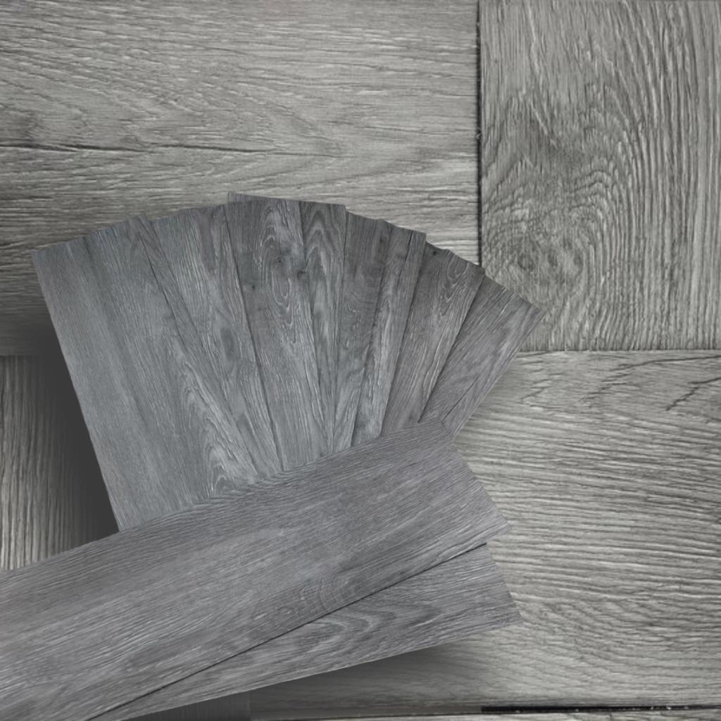 10 sztuk 40x15cm PVC Naklejki Podłogowe Samoprzylepne Naklejki Wodoodporne Pogrubione Naklejki Podłogowe z Drewnianym Wzorem Naklejki Salon