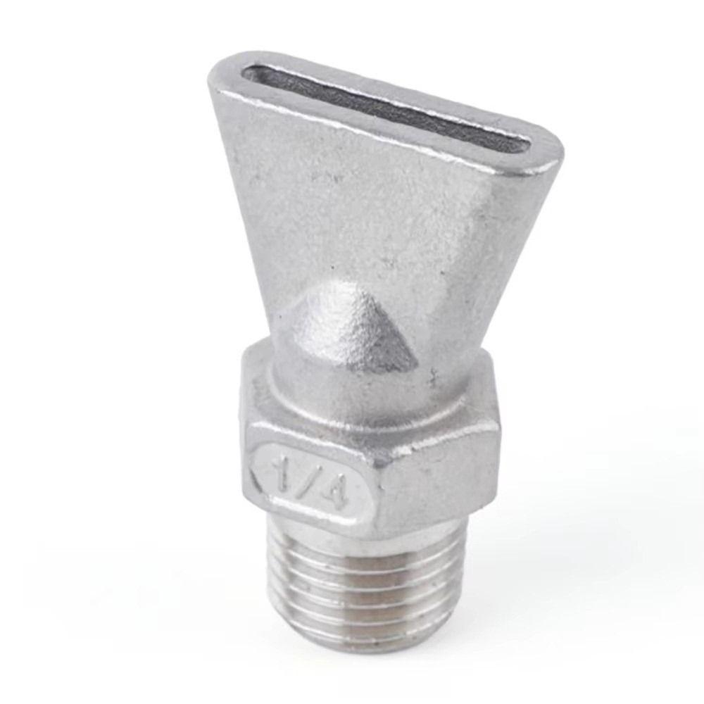 Corrosion Resistant Air Knife Spray Nozzle Flat Fan Spray Nozzle Industrial Water Jet