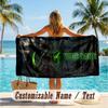 Custom Text Beach Towel, Soft Absorbent Swimming Multi-use TowelWorld of Warcraft