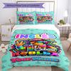 Roblox 464 Customize your name Bedding Set Breathable Duvet Cover with Pillowcases Home Decoration Birthday Gift