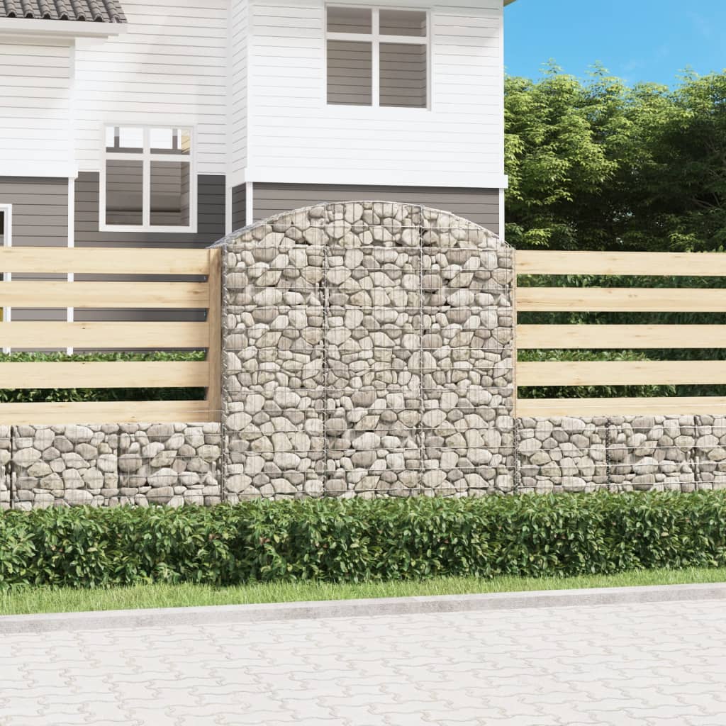 Gabion with High Arch 150 X 50 X 160 180 Cm Galvanized Iron