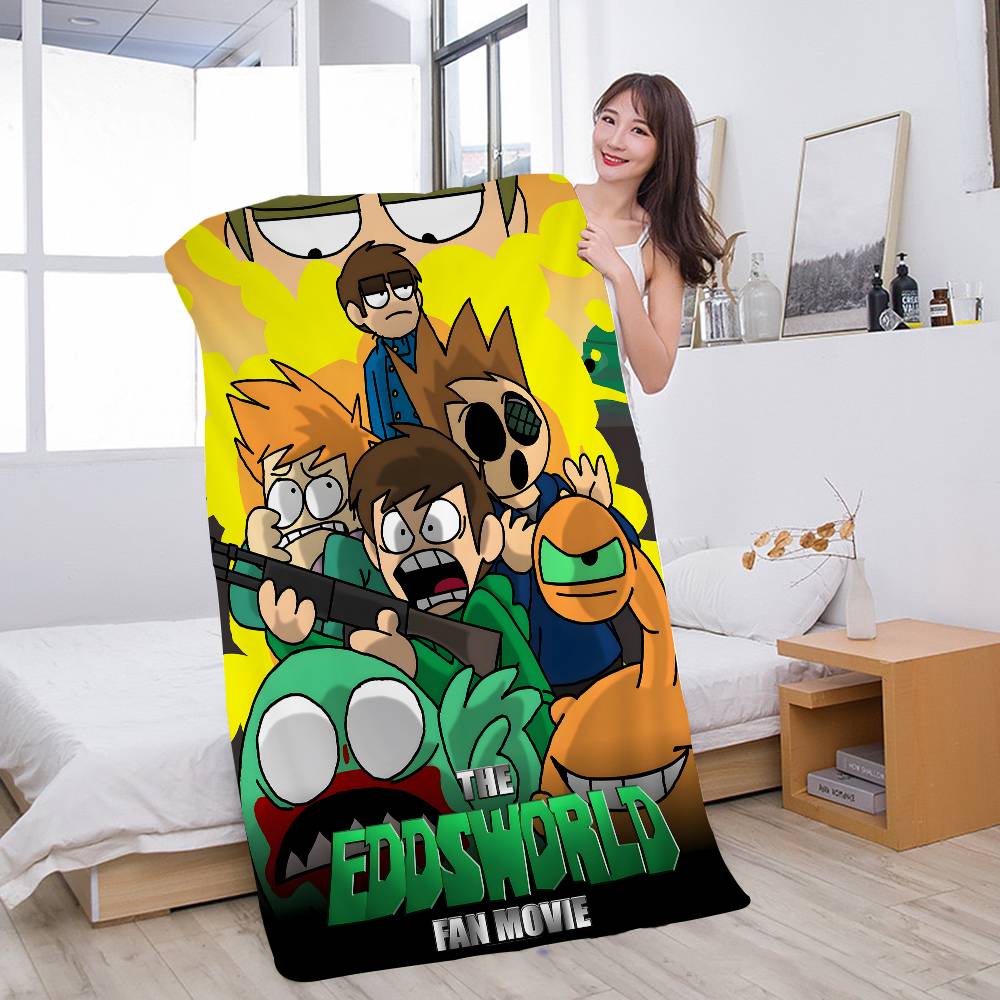 Animated Eddsworld Movie Microfiber Beach Towel Absorbent Quick Dry Soft Yoga Swimming Resort Mountain Climbing Towel