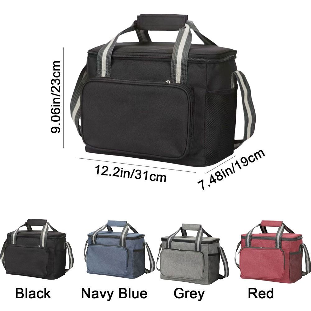 15L Thermal Lunch Bag Handheld Cooler Lunch Box Leak-proof Insulated Cooler Bag  Camping