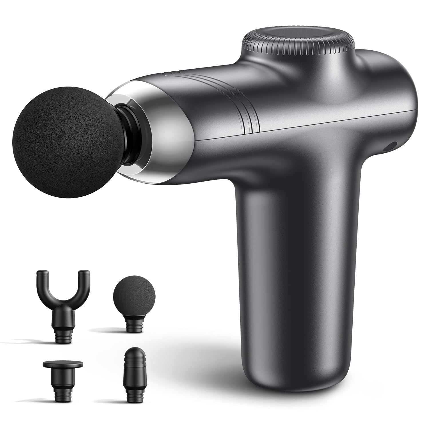 

Aobbow Портативный миофасциальный массажный пистолет Последний компактный и легкий миофасциальный релиз с ИИ 5 мощных вибраций Тихий До 4000 вибраций в минуту