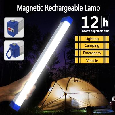 LED Oplaadbare Lampbuis USB 5V Noodverlichting Kamperen Magnetisch Draagbare Verlichting Nachtmarkt Buiten Voertuig Harde Strip