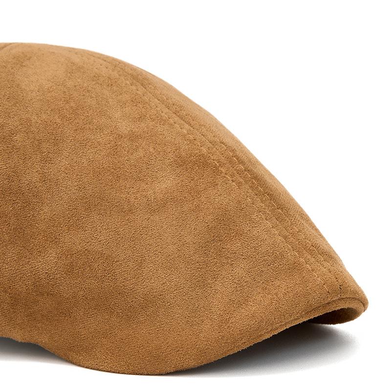 Autumn Winter Beret Men's Warm British Style Newsboy Cap Retro Paintsman Cap Women's Forward Cap